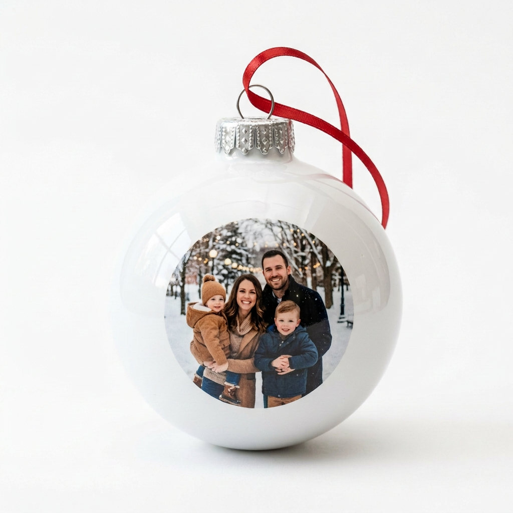 Boule de Noël photo personnalisée