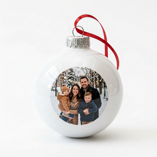 Boule de Noël photo personnalisée